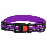 BronzeDog Mesh нашийник для собак XL - нейлоновий, фіолетовий (2007033025756) 