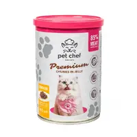 Pet Chef Chunks in Jeelly ВОЛОГИЙ КОРМ Premium коти (з куркою) 415 г 