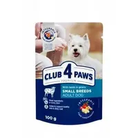 Club 4 Paws Lamb Premium ВОЛОГИЙ КОРМ Premium собаки (з ягням в соусі) 100 г 