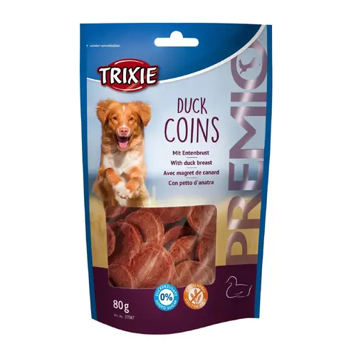 Trixie PREMIO Duck Coins ЛАСОЩІ Premium собаки (з качкою) 80 г