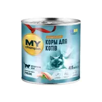 My Champion ВОЛОГИЙ КОРМ Економ коти (з рибою) 415 г 