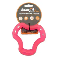 AnimAll Fun Кільце 6 сторін іграшка для собак 12 см - коралова (2000981169114) 