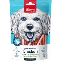 Wanpy CHICKEN JERKY & CODFISH ЛАСОЩІ Premium собаки (сендвіч) 100 г 
