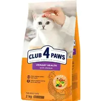 Club 4 Paws Premium Urinary Health сухий корм для котів 2 кг - з куркою (4820083909313) 