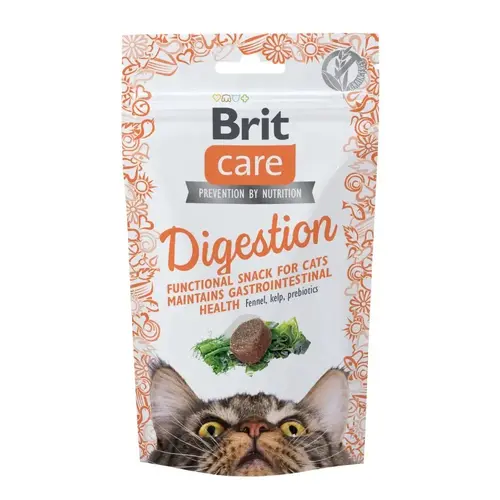 Brit Care Digestion Functional Snack ЛАСОЩІ Супер-преміум коти (з тунцем) 50 г