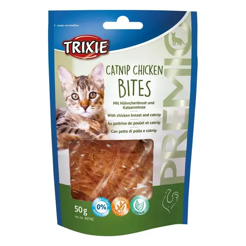 Trixie Premio Catnip Chicken Bites ЛАСОЩІ Premium коти (з курячим філе) 50 г