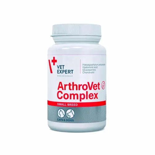Vet Expert ArthroVet Complex Small breed&cats харчова добавка для котів та собак 1 капсула - для підтримання здоров’я функції хрящів і суглобів (59018