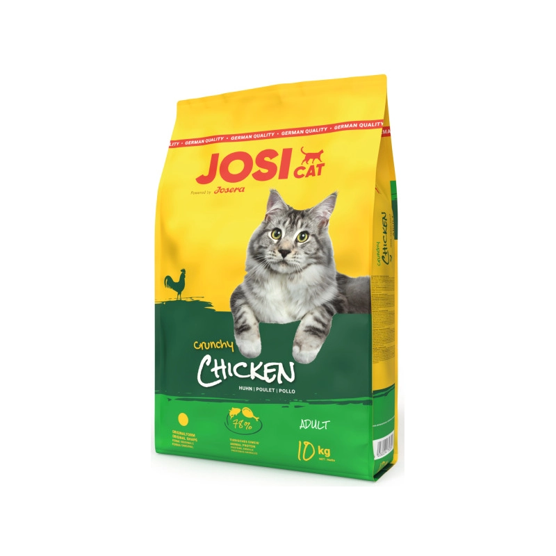JosiCat Crunchy Chicken сухий корм для котів 10 кг - з куркою (4032254776000) 