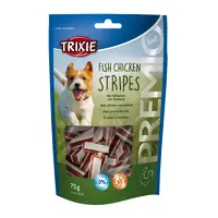 Trixie Premio Stripes Chicken and Pollock Палочки курица и лосось лакомство для собак 75 г (4011905315348) 