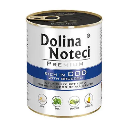 Dolina Noteci Premium ADULT All Breeds rich in COD влажный корм для собак 800 г - с щепкой и брокколи (5902921300250)