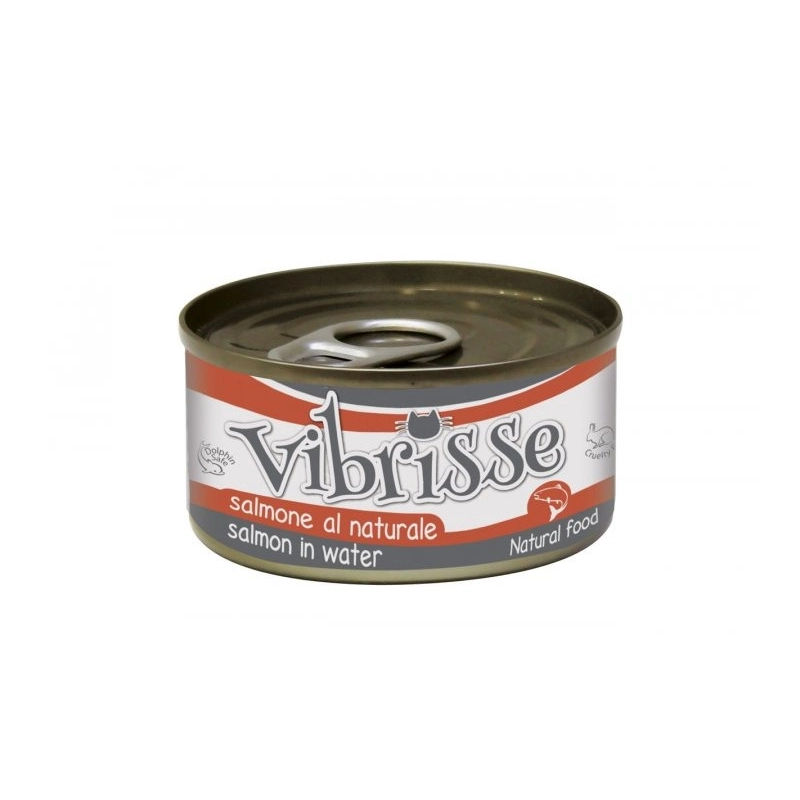 Vibrisse Natural Food ВОЛОГИЙ КОРМ Супер-преміум коти (з лососем) 70 г 