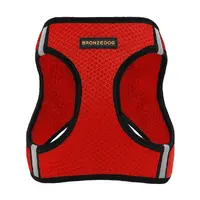 Bronzedog Mesh Vest шлея для собак S - з 3D сітки, червона (2007033026340)  - фото 2