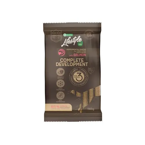 Natures Protection Lifestyle Grain Free Complete Development JUNIOR Salmon ЛАСОЩІ Холістік цуценята (з лососем) 110 г