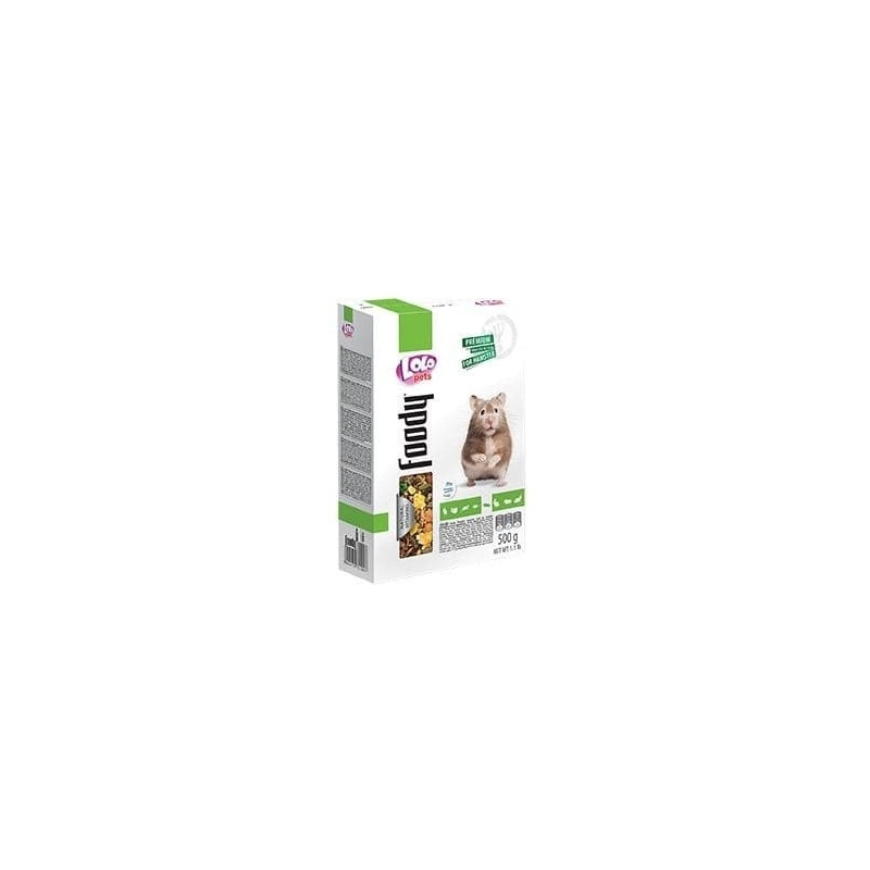Lolopets DouPack корм для хом'яків 600 г (5904479701145) 