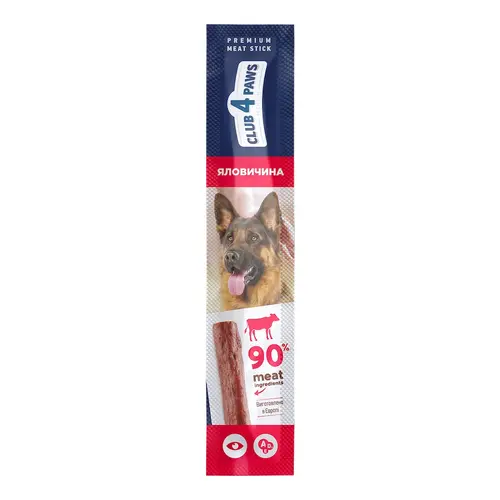 Club 4 Paws Beef ЛАСОЩІ Premium собаки (з яловичиною) 12 г