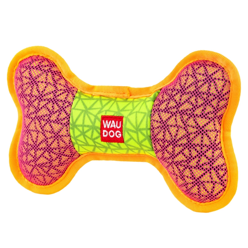 WAUDOG Fun Кістка іграшка для собак 20х12 см - рожева (4823089348667)  - фото 1