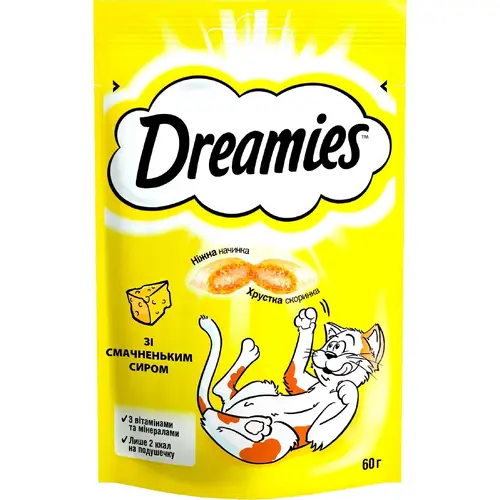 Dreamies ЛАСОЩІ Економ коти (з сиром) 60 г