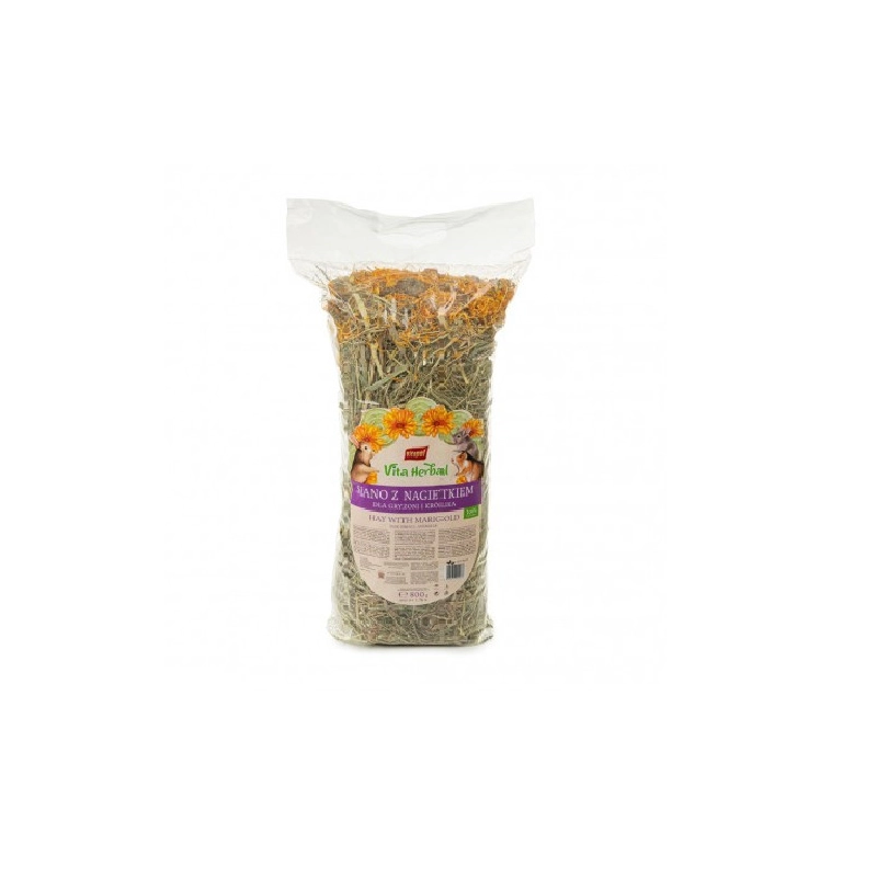 Vitapol Vita Herbal сіно для гризунів 800 г - з календулою (5904479044037) 