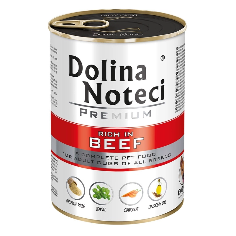 Dolina Noteci Premium ADULT All Breeds rich in Beef вологий корм для собак 400 г - з яловичиною (5902921301325) 