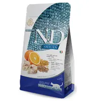 Farmina N&D Ocean GF Adult Codfish&Orange сухий корм для котів 1.5 кг - з тріскою та апельсином (8010276036780) 