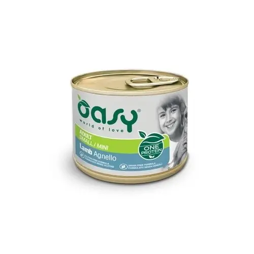 Oasy OAP Adult Small/Mini влажный корм для собак мелких пород 200 г - с ягненком (8053017344362)