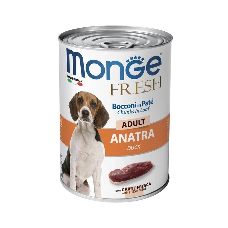 Monge Dog Wet Fresh влажный корм для собак 400 г - с уткой (8009470014564) 
