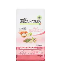 Unica Natura Indoor сухий корм для котів 350 г - лосось та рис з яблуком (8001541005259)  - фото 6