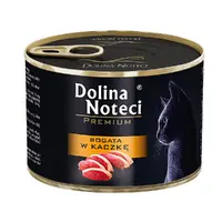 Dolina Noteci Premium ВОЛОГИЙ КОРМ Premium коти (з качкою в соусі) 185 г 