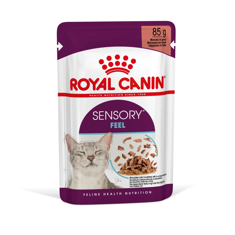 Royal Canin Sensory Feel in Gravy ВОЛОГИЙ КОРМ Супер-преміум коти (cтимулює відчуття корму) 85 г 