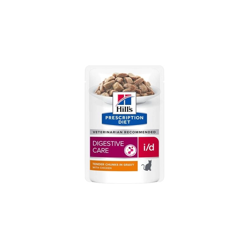 Hill's Prescription Diet i/d Digestive Care ВОЛОГИЙ КОРМ Холістік коти (при захворюваннях ШКТ) 85 г 