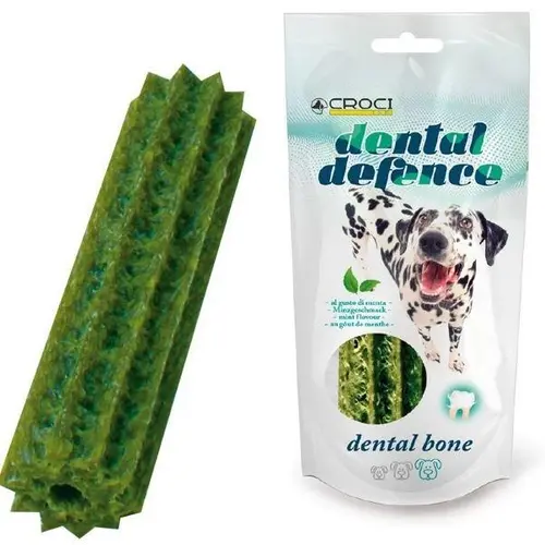 Croci Dental Defence Bone для защиты зубов с мятой лакомство для собак 100 г (8023222189485)