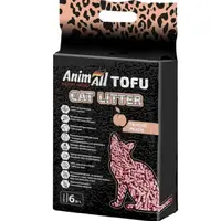 Наполнитель для кошачьего туалета AnimAll Tofu соевый с ароматом персика 6 л (4820224500362) 