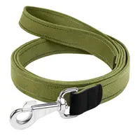CoLLaR повідець для собак XL - з бавовняної стрічки, зелений (4820082490836) 