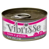 Vibrisse Natural Food ВОЛОГИЙ КОРМ Супер-преміум коти (з тунцем та крабом) 70 г 