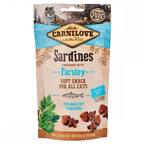 Carnilove Parsley Sardines Soft Snack ЛАСОЩІ Холістік коти (з сардинами та петрушкою) 50 г