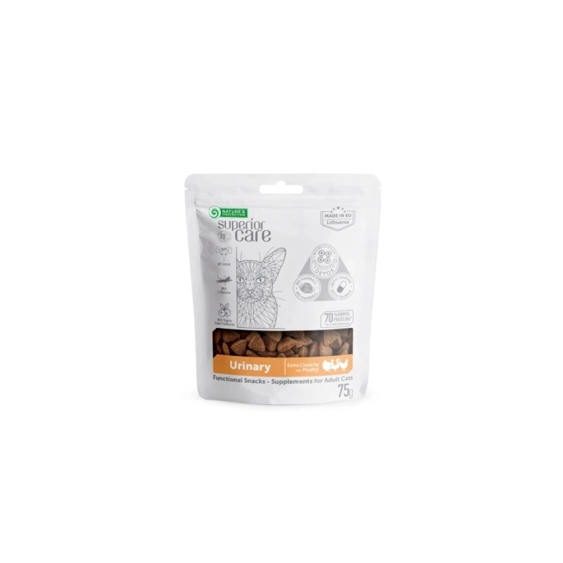 Nature's Protection SC Urinary with Poultry ласощі для котів для підтримки сечовипускання 75 г (4771317477149) 