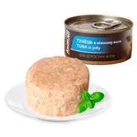 AnimAll ВОЛОГИЙ КОРМ Холістік коти (з тунцем в ніжному желе) 85 г  - фото 1
