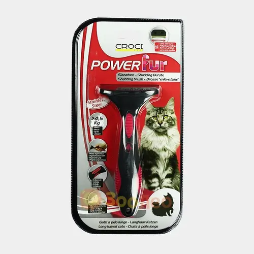 POWERfur фурмінатор для котів довгошерстих М 6.5 см - з вагою більше 4.5 кг (8023222181922)