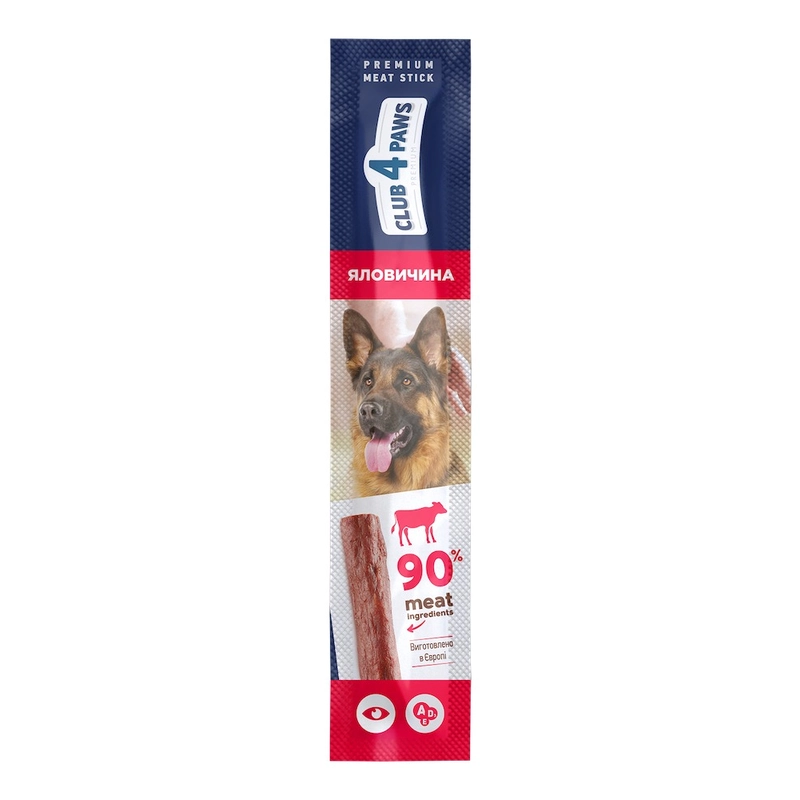 Club 4 Paws Beef ЛАСОЩІ Premium собаки (з яловичиною) 12 г 