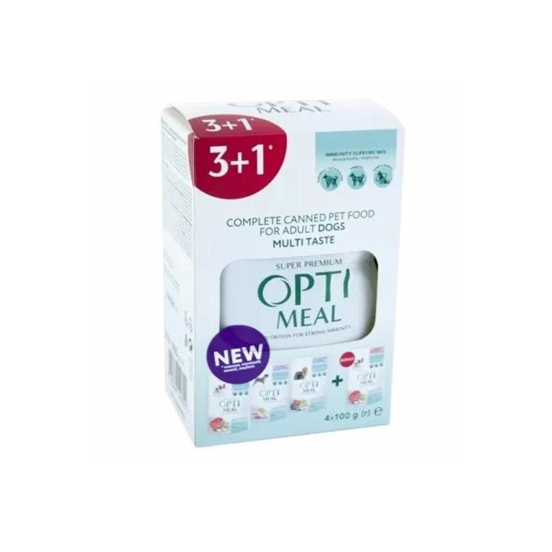 Optimeal СУХИЙ КОРМ Супер-преміум собаки (асорті) 340 г 