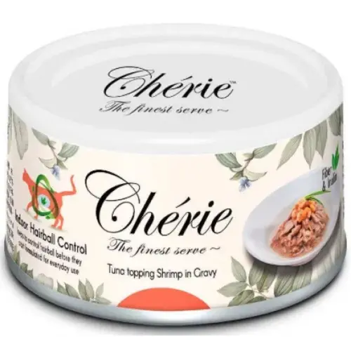 Cherie Hairball Control ВОЛОГИЙ КОРМ Супер-преміум коти (для контролю утворення грудочок шерсті) 80 г