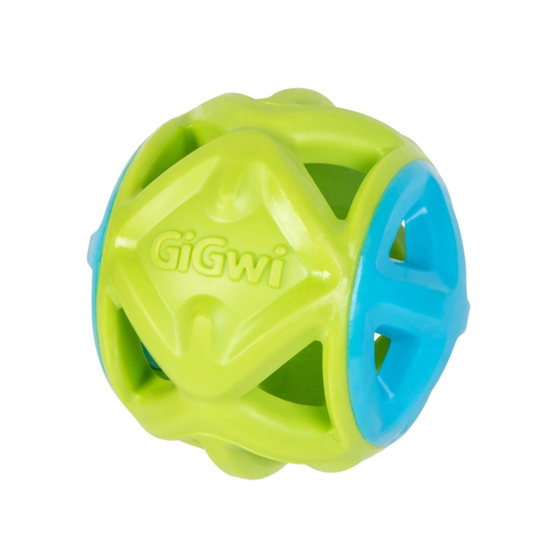 GiGwi Basic М'яч іграшка для собак 9 см - гумова, салатова (4823089353074)  - фото 1