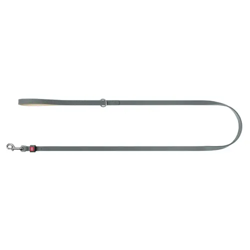 WAUDOG Classic повідець для котів та дрібних собак XS - шкіряний, сірий (4823089358789)