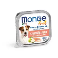 Monge Dog Wet Fruit влажный корм для собак 100 г - с лососем и грушей (8009470013246) 