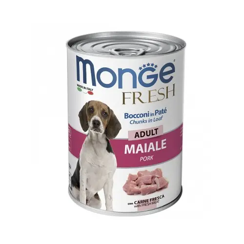 Monge Fresh ADULT Pork ВОЛОГИЙ КОРМ Premium собаки (зі свининою) 400 г