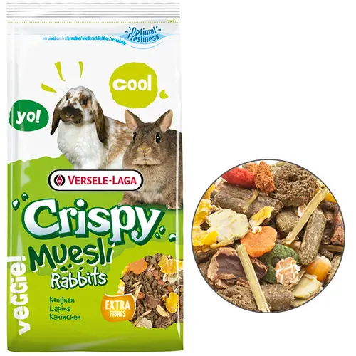 Versele-Laga Crispy Muesli Rabbits Cuni корм для карликових кроликів 1 кг (5410340617014)