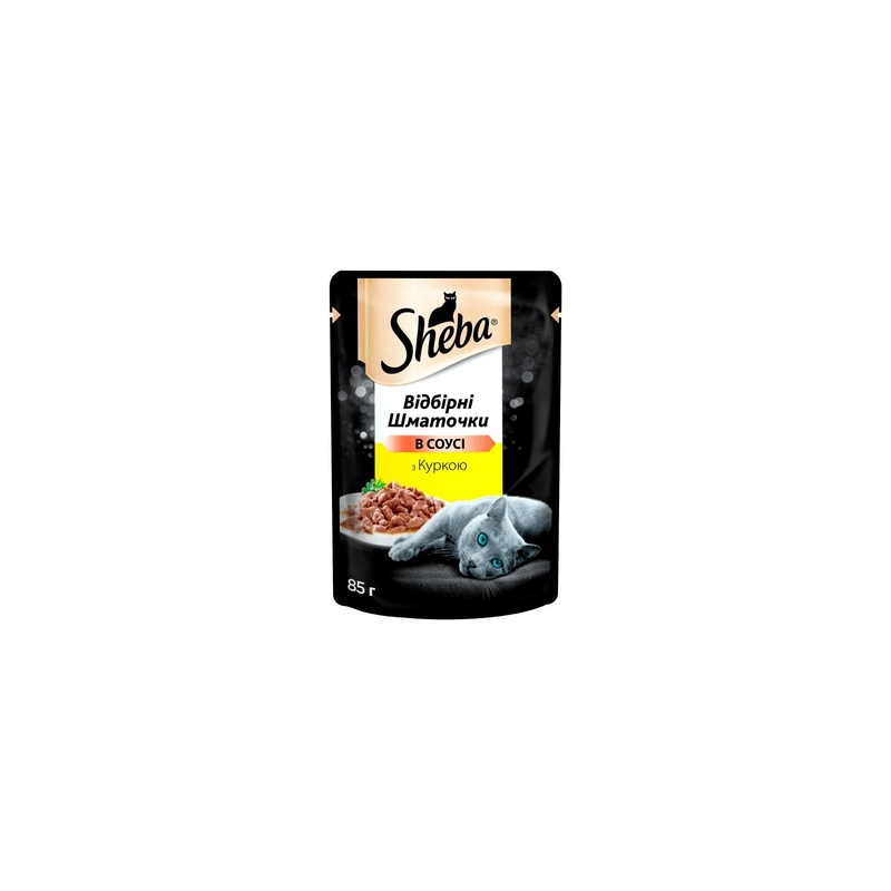 Sheba ВОЛОГИЙ КОРМ Premium коти (з куркою) 85 г 
