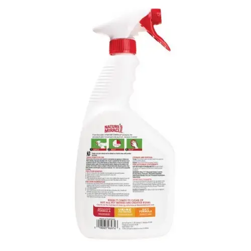 8in1 Nature’s Miracle Cat Stain&Odor Remover Spray засіб для усунення плям та запахів котів 946 мл (018065969743)