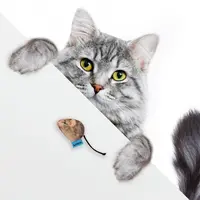 Barksi Мишка іграшка для котів 3х5 см - з дзвіночком (2007033059782)  - фото 2