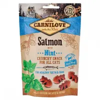 Carnilove Crunchy Snack лакомство для кошек 50 г - с лососем и мятой (8595602527175) 
